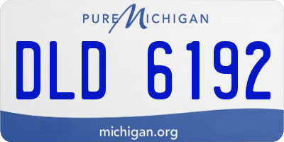 MI license plate DLD6192