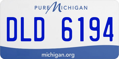 MI license plate DLD6194