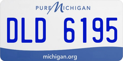 MI license plate DLD6195