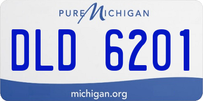 MI license plate DLD6201