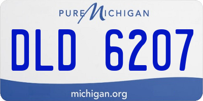 MI license plate DLD6207