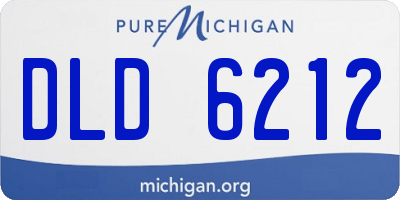 MI license plate DLD6212