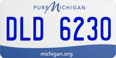 MI license plate DLD6230