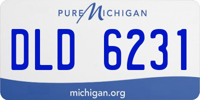 MI license plate DLD6231