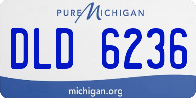 MI license plate DLD6236