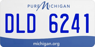 MI license plate DLD6241