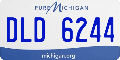 MI license plate DLD6244