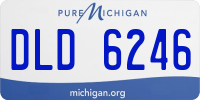 MI license plate DLD6246