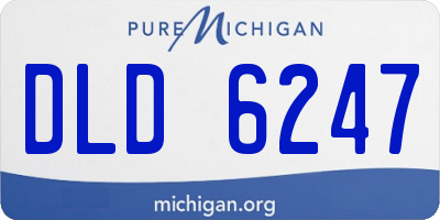 MI license plate DLD6247