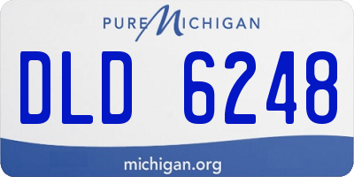 MI license plate DLD6248