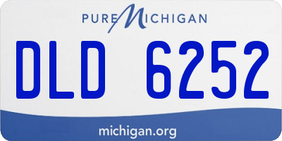 MI license plate DLD6252