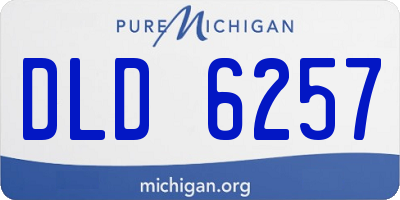 MI license plate DLD6257