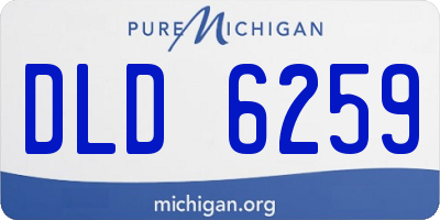 MI license plate DLD6259