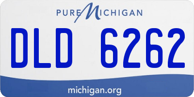 MI license plate DLD6262
