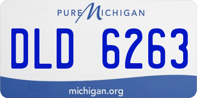 MI license plate DLD6263