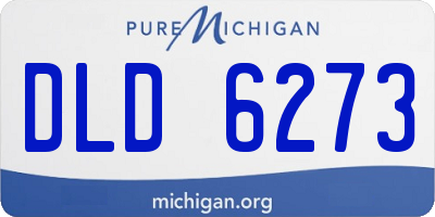 MI license plate DLD6273