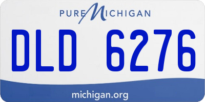 MI license plate DLD6276
