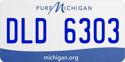 MI license plate DLD6303