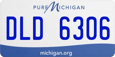 MI license plate DLD6306