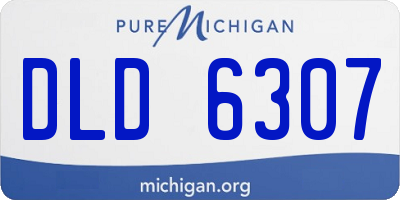 MI license plate DLD6307