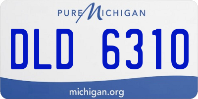 MI license plate DLD6310