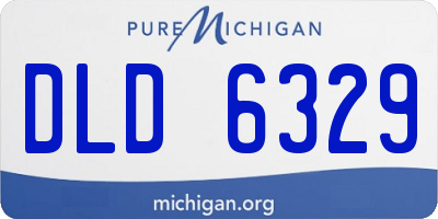 MI license plate DLD6329