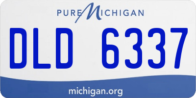 MI license plate DLD6337