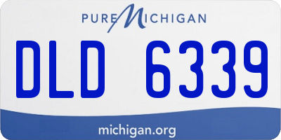 MI license plate DLD6339