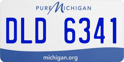 MI license plate DLD6341