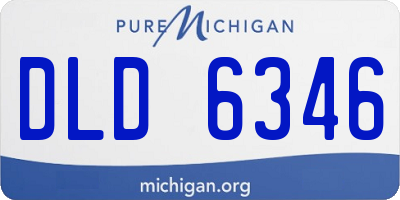 MI license plate DLD6346