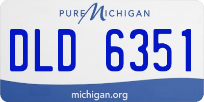 MI license plate DLD6351