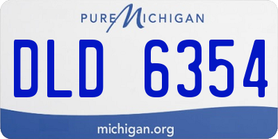 MI license plate DLD6354