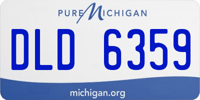 MI license plate DLD6359