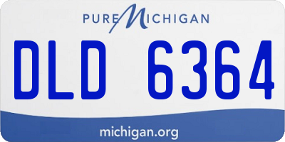 MI license plate DLD6364