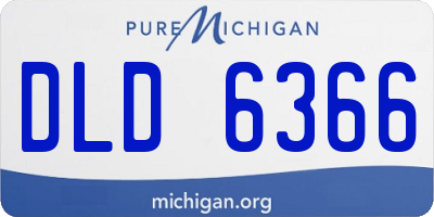 MI license plate DLD6366