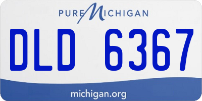 MI license plate DLD6367