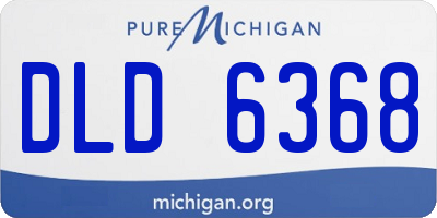 MI license plate DLD6368