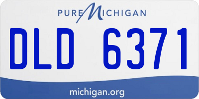 MI license plate DLD6371