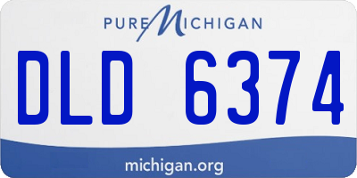 MI license plate DLD6374