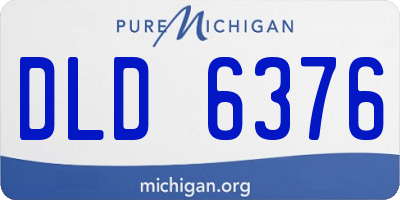MI license plate DLD6376