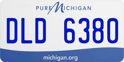 MI license plate DLD6380