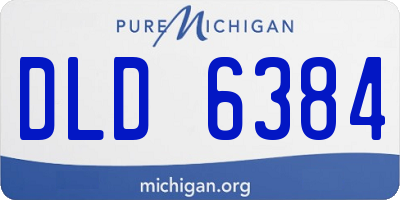 MI license plate DLD6384