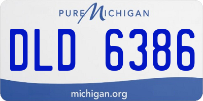 MI license plate DLD6386