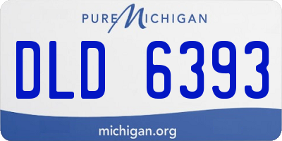 MI license plate DLD6393