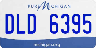 MI license plate DLD6395