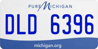 MI license plate DLD6396