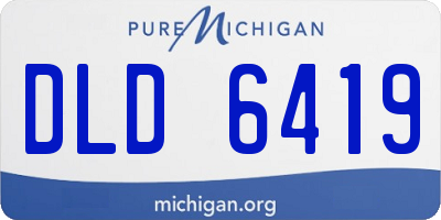 MI license plate DLD6419