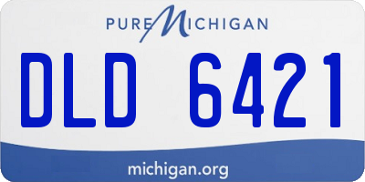 MI license plate DLD6421