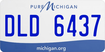 MI license plate DLD6437