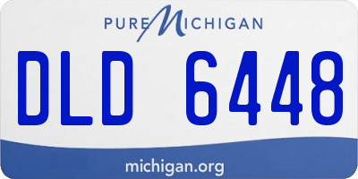MI license plate DLD6448